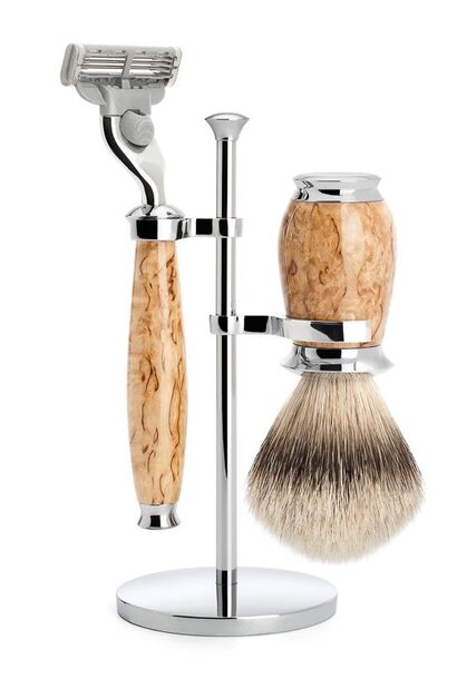 Shaving set Mach3® and badger hair - Masterbirch