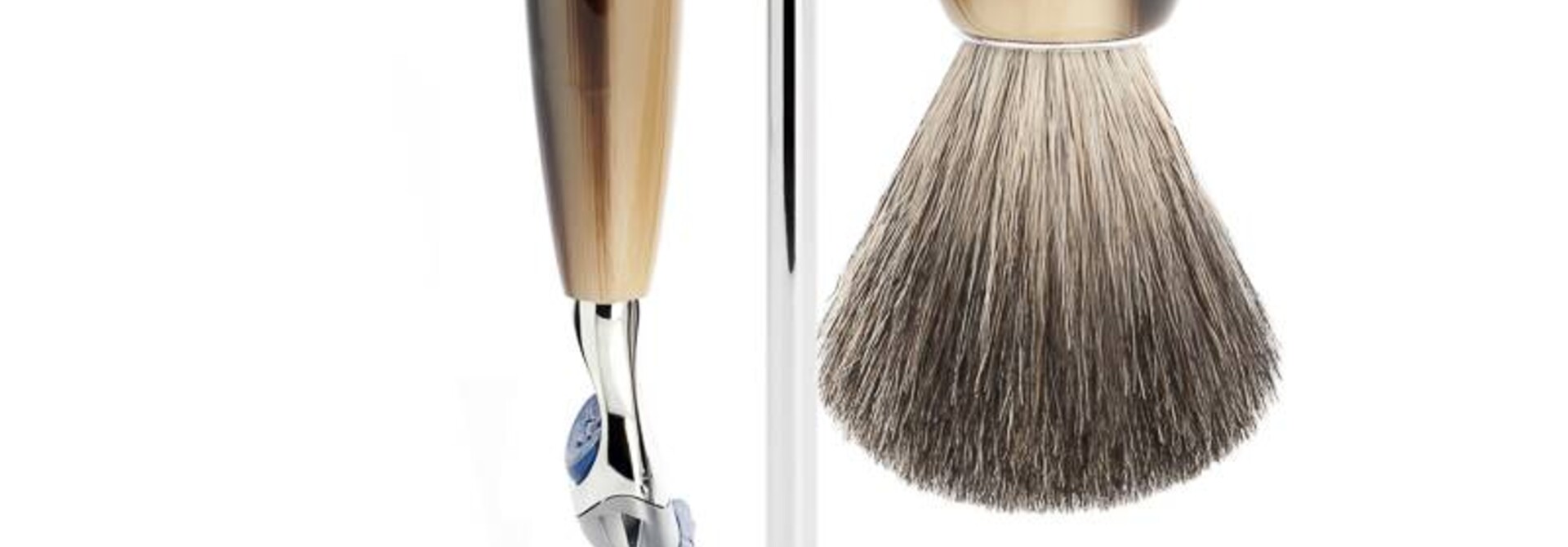 Scheerset Vivo 3-delig - Hoornbruin - Fusion®