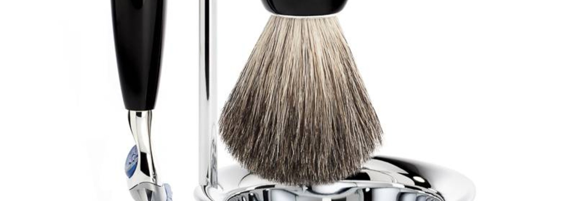 Scheerset Vivo 4-delig - Zwart - Fusion®