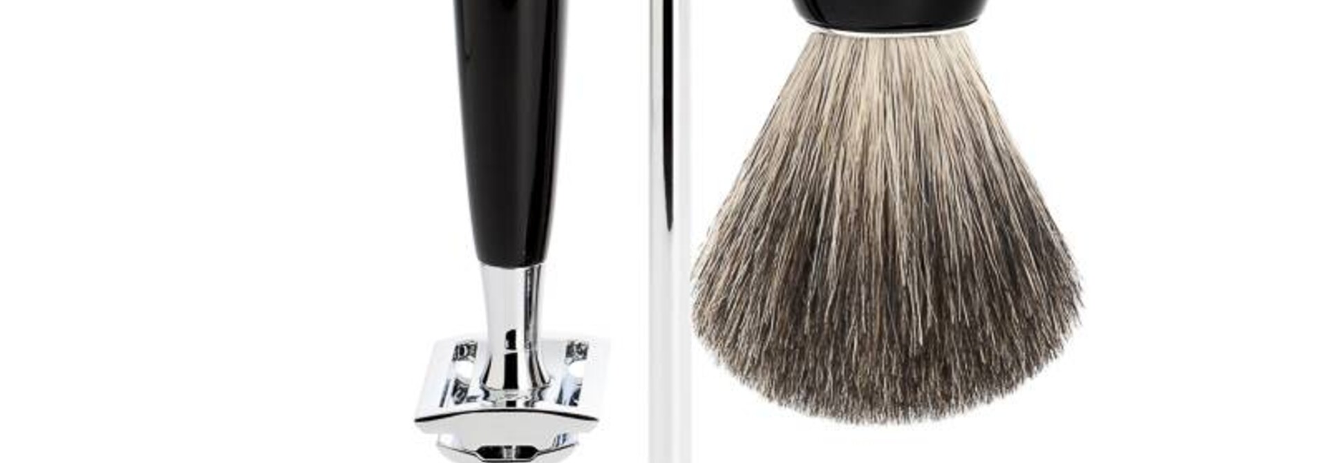 Scheerset Rytmo 3-delig - Zwart - Saf.Razor