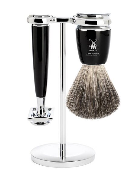Scheerset Rytmo - Zwart - Saf.Razor - Dashaar