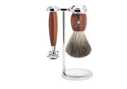 MÜHLE Scheerset Vivo - Pruimenhout - Saf.Razor - Dashaar