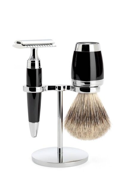 Scheerset Stylo - Zwart - Saf.Razor - Dashaar
