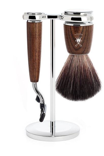 Scheerset Fusion® en Synthetisch haar - Essenhout