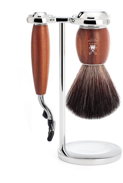 Scheerset Fusion® en Synthetisch haar - Pruimenhout