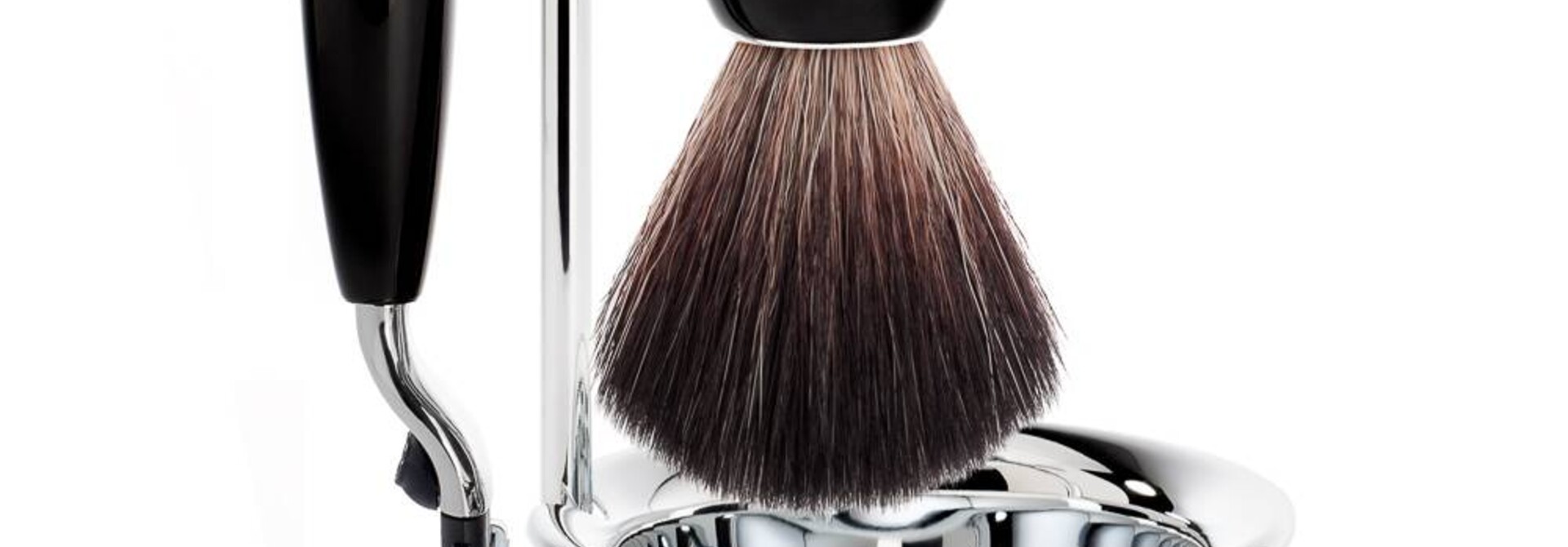 Scheerset Vivo 4-delig - Zwart - Mach3®