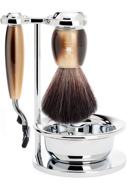 Scheerset Vivo - Hoornbruin - Mach3® - Fibre®