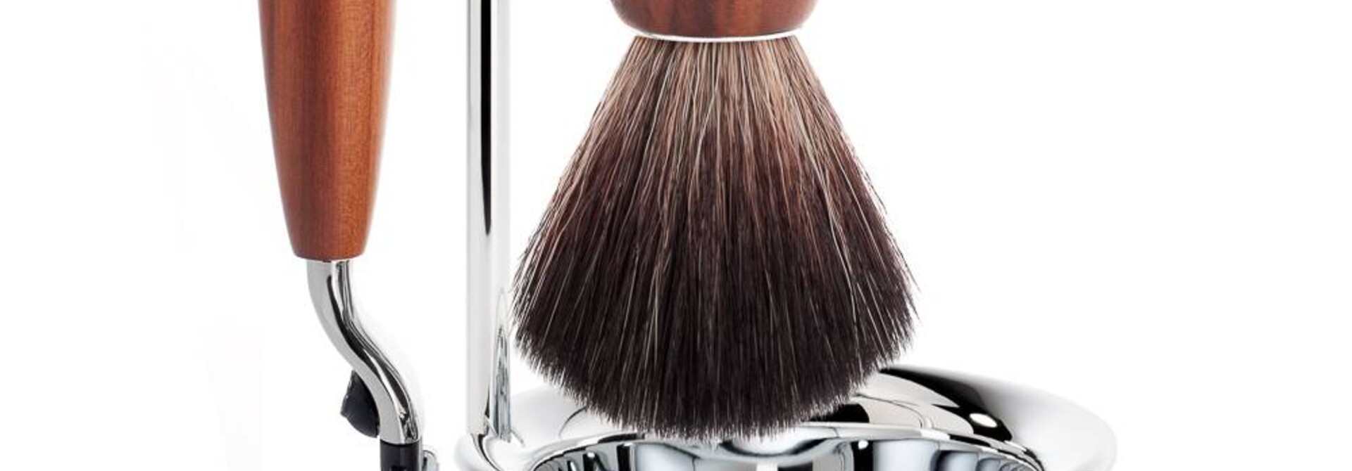 Scheerset Vivo 4-delig - Pruimenhout - Mach3®