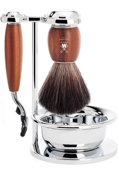 Scheerset Vivo - Pruimenhout - Mach3® - Fibre®