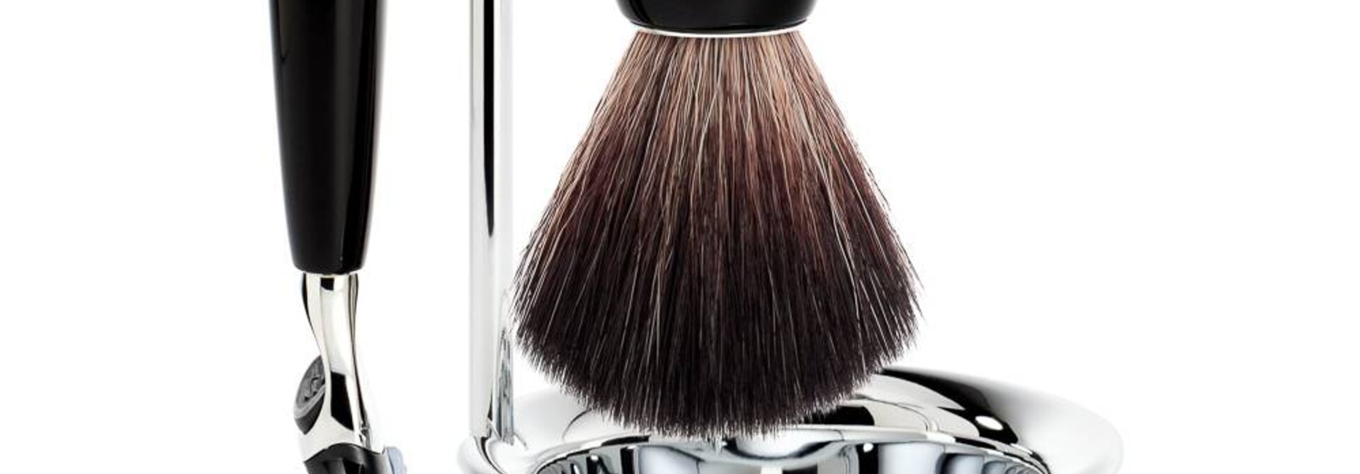 Scheerset Rytmo 4-delig - Zwart - Fusion®