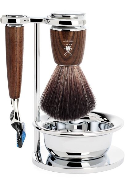 Scheerset Fusion® en Synthetisch haar - Essenhout