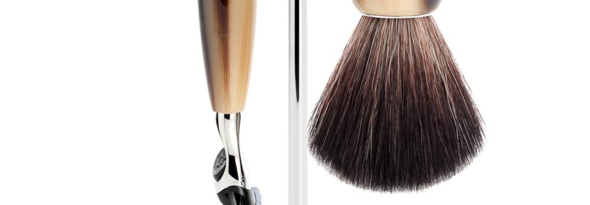 Scheerset Vivo 3-delig - Hoornbruin - Fusion®