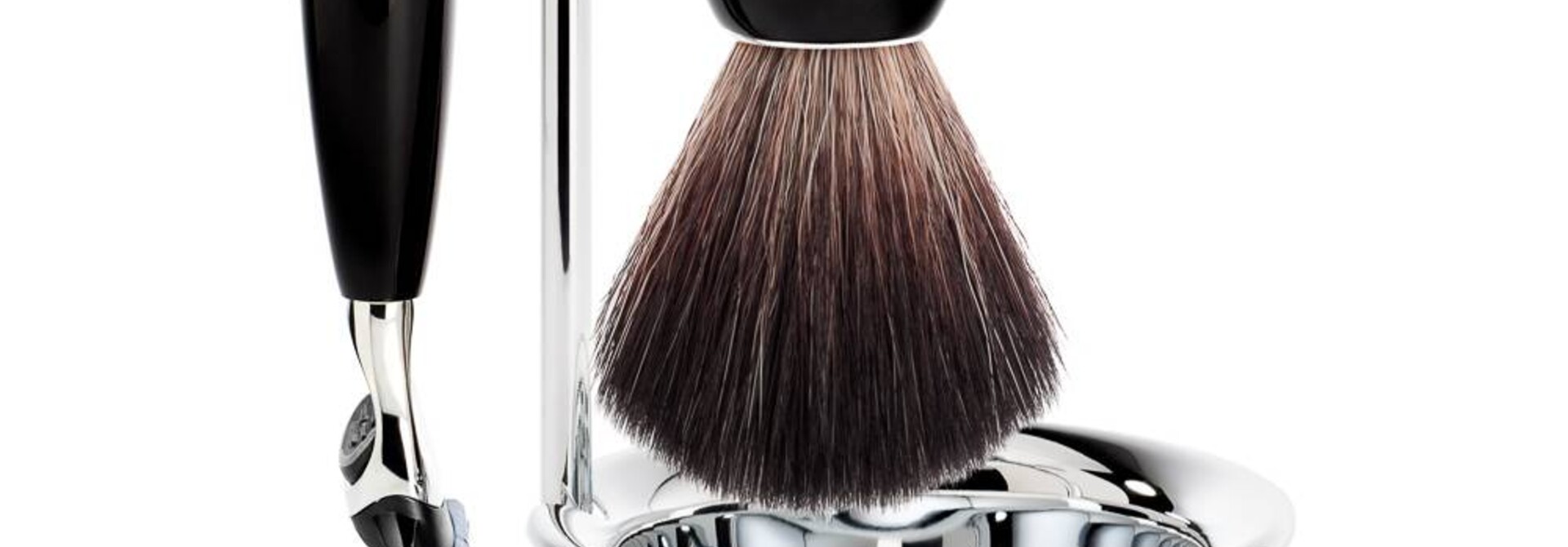 Scheerset Vivo 4-delig - Zwart - Fusion®