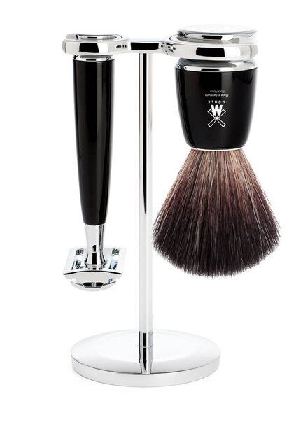 Scheerset Rytmo - Zwart - Saf.Razor - Fibre®