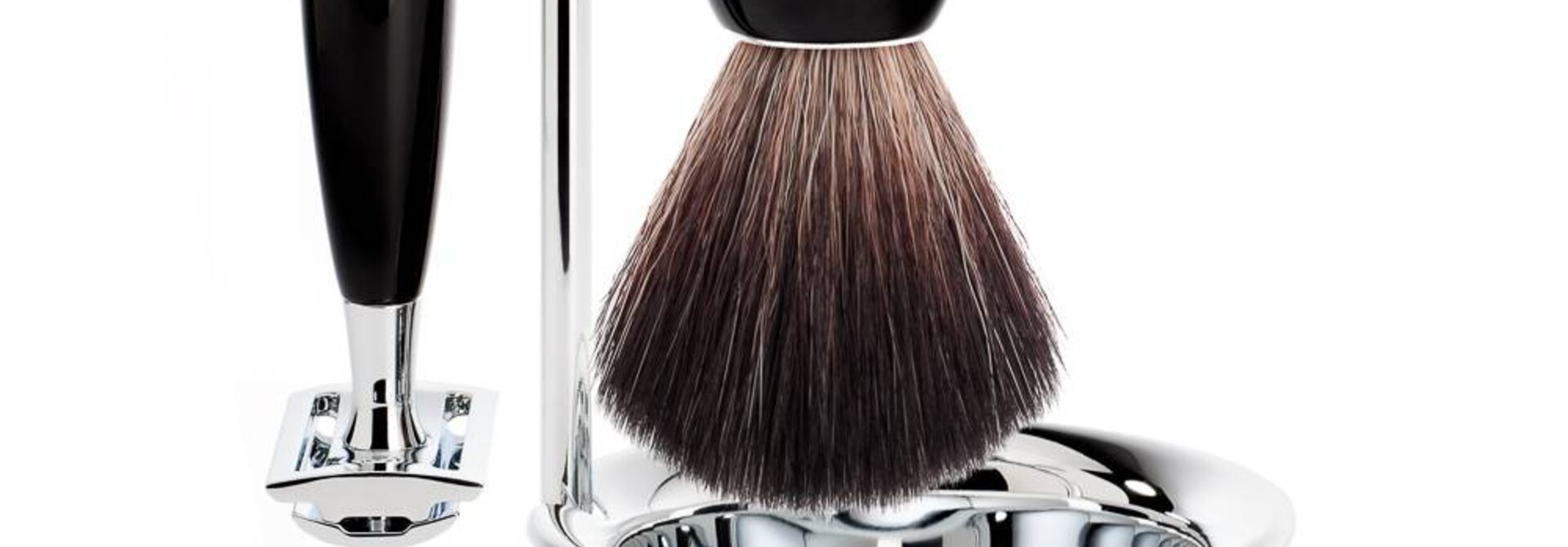 Scheerset Vivo 4-delig - Zwart - Saf.Razor