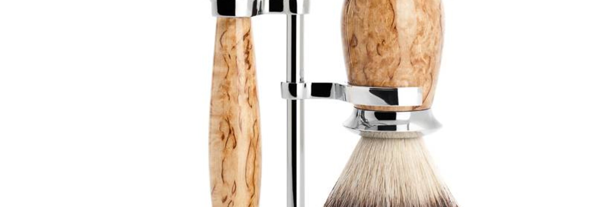 Scheerset Purist 3-delig - Maserbirke - Mach3®