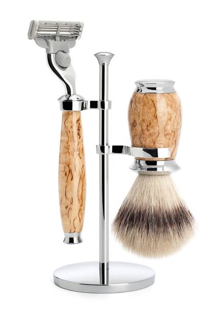 Shaving set Fusion® and synthetic hair - Masterbirch
