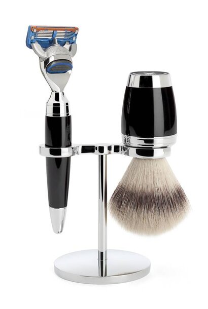 Scheerset Fusion® en Synthetisch haar - Zwart