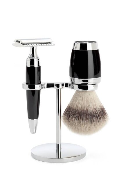 Scheerset Stylo - Zwart - Saf.Razor - Fibre®