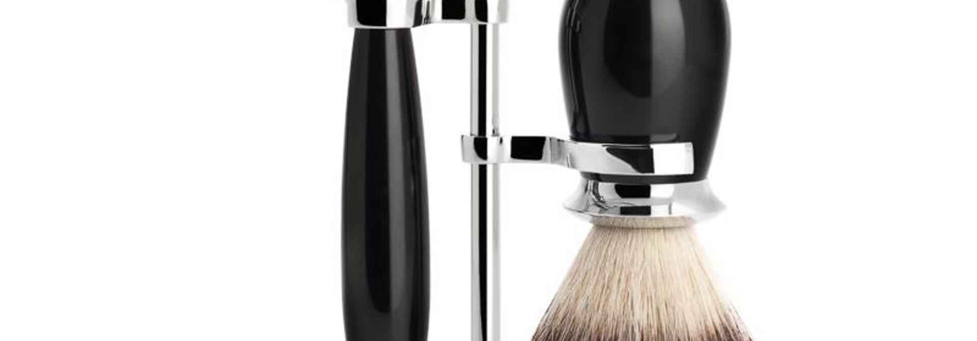 Scheerset Purist 3-delig - Zwart - Saf.Razor