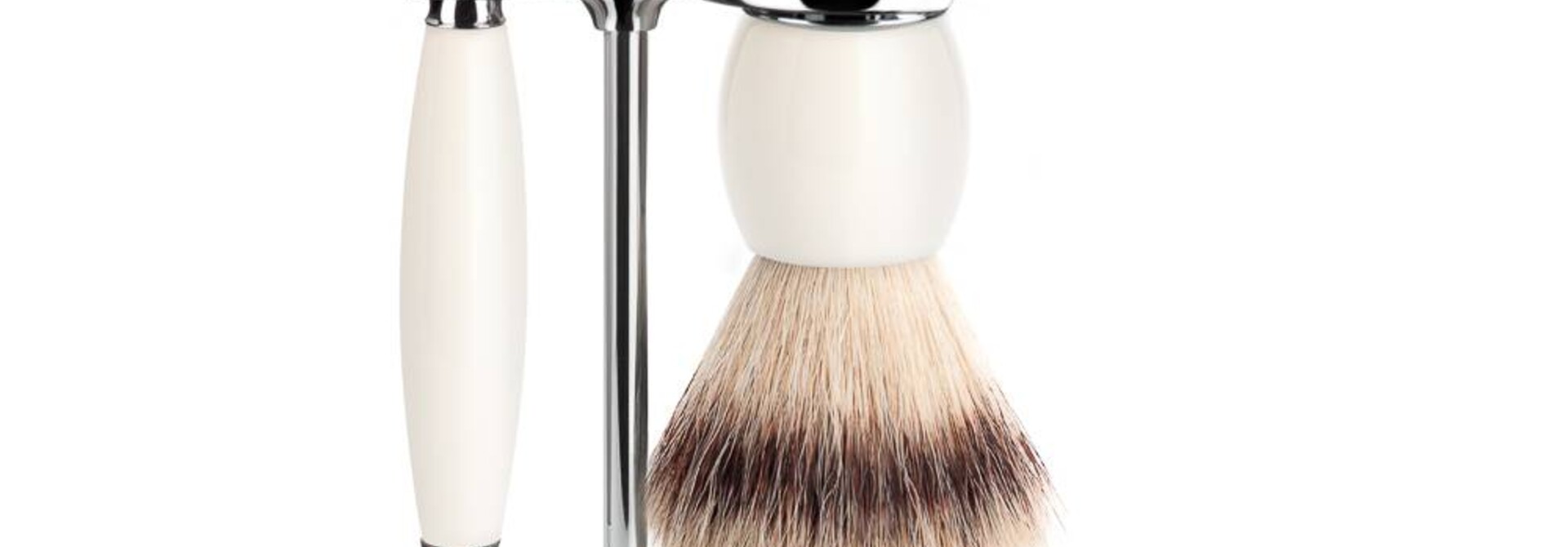 Scheerset Sophist 3-delig - Porselein - Saf.Razor