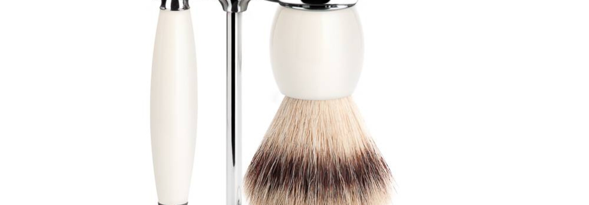 Scheerset Sophist 4-delig - Porselein - Saf.Razor