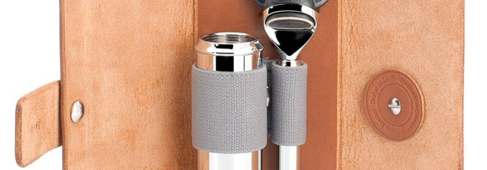 Lederen Etui met kwast en Fusion®