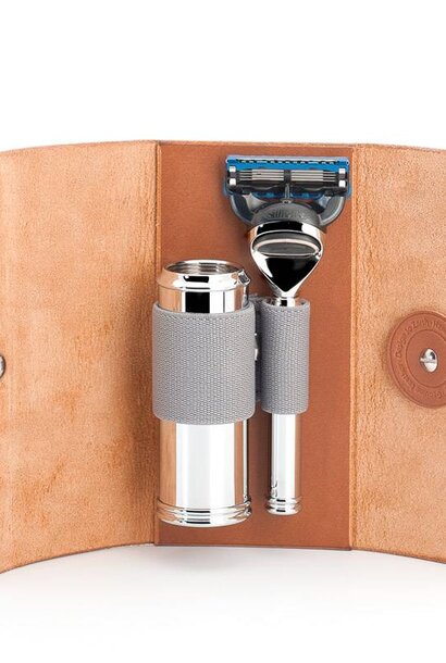 Lederen Etui met kwast en Fusion®