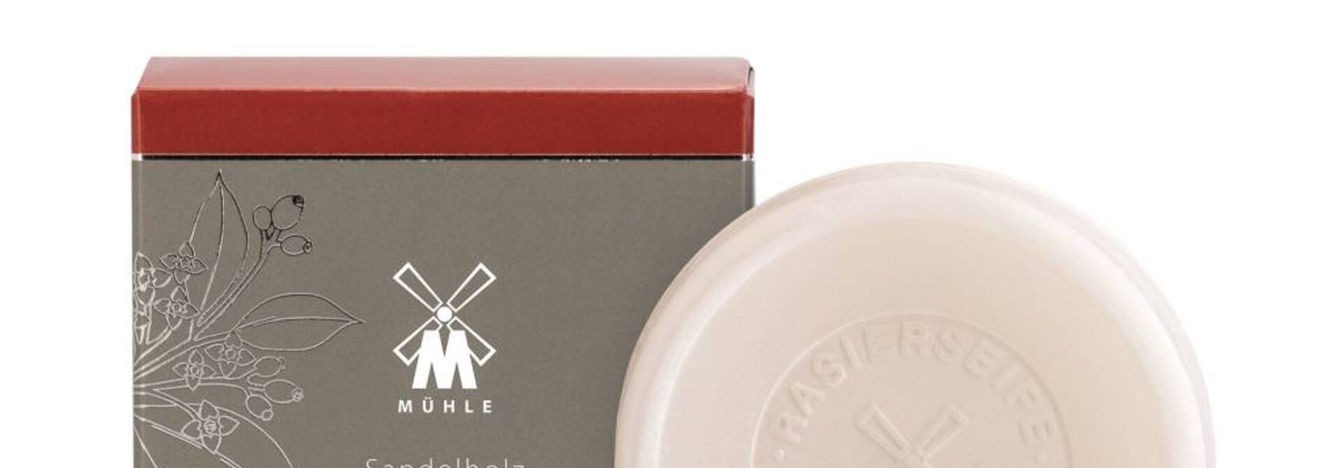 Sandalwood Scheerzeep 65g Navulling