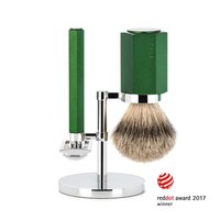 Scheerset Hexagon - Forest - Saf.Razor - Dashaar