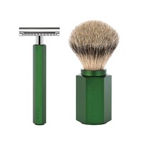 Scheerset Hexagon - Forest - Saf.Razor - Dashaar