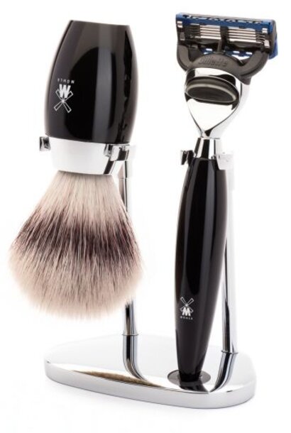 Scheerset Fusion® en Synthetisch haar - Zwart