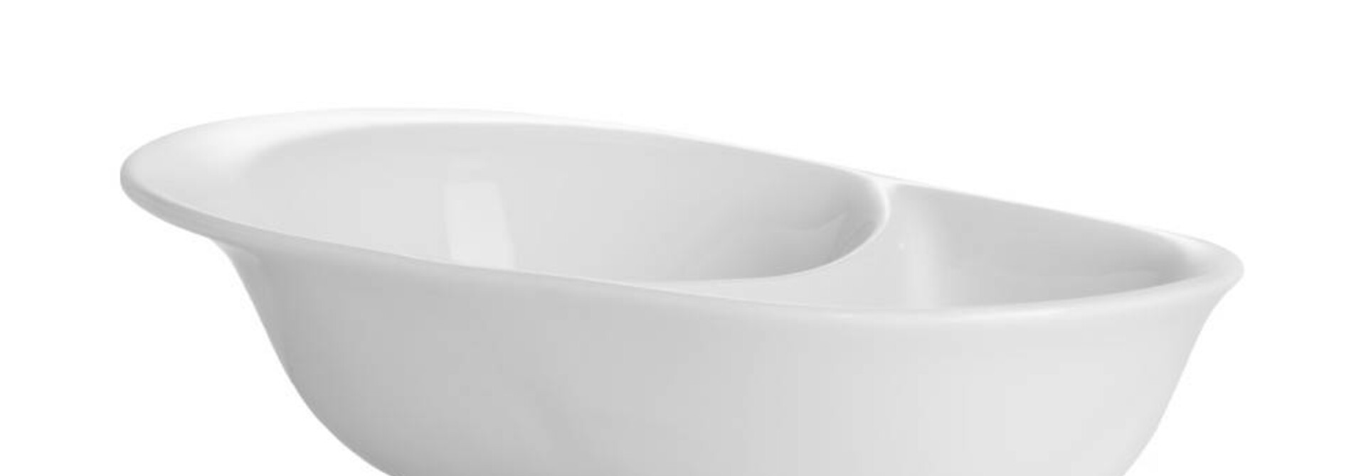 Opschuimbakje 2 delig - Wit