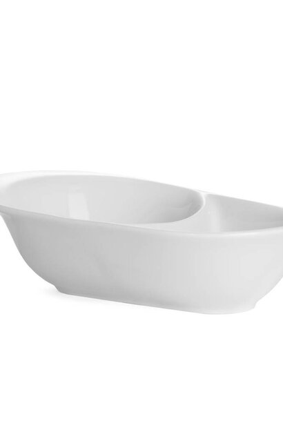 Opschuimbakje 2 delig - Wit