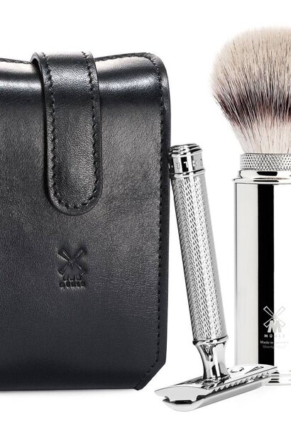 Scheerset Safety Razor Zwart