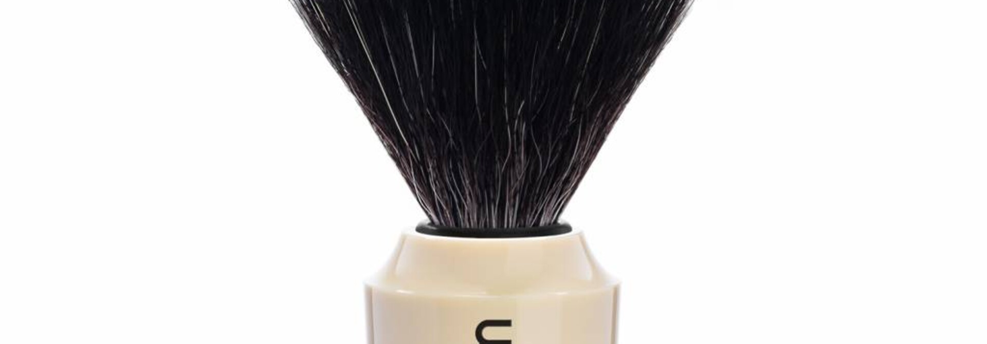 Scheerkwast Black Fibre® - Creme/Zwart