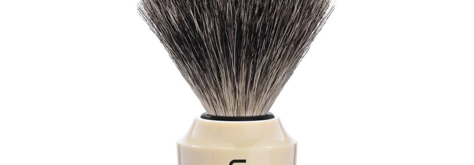Scheerkwast Graudas - Creme/Zwart