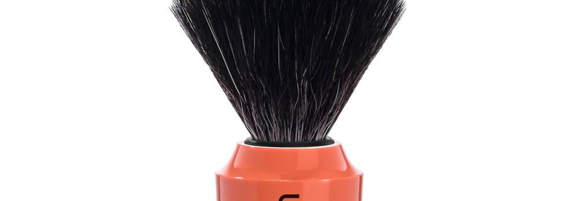 Scheerkwast Black Fibre® - Koraal/Zwart