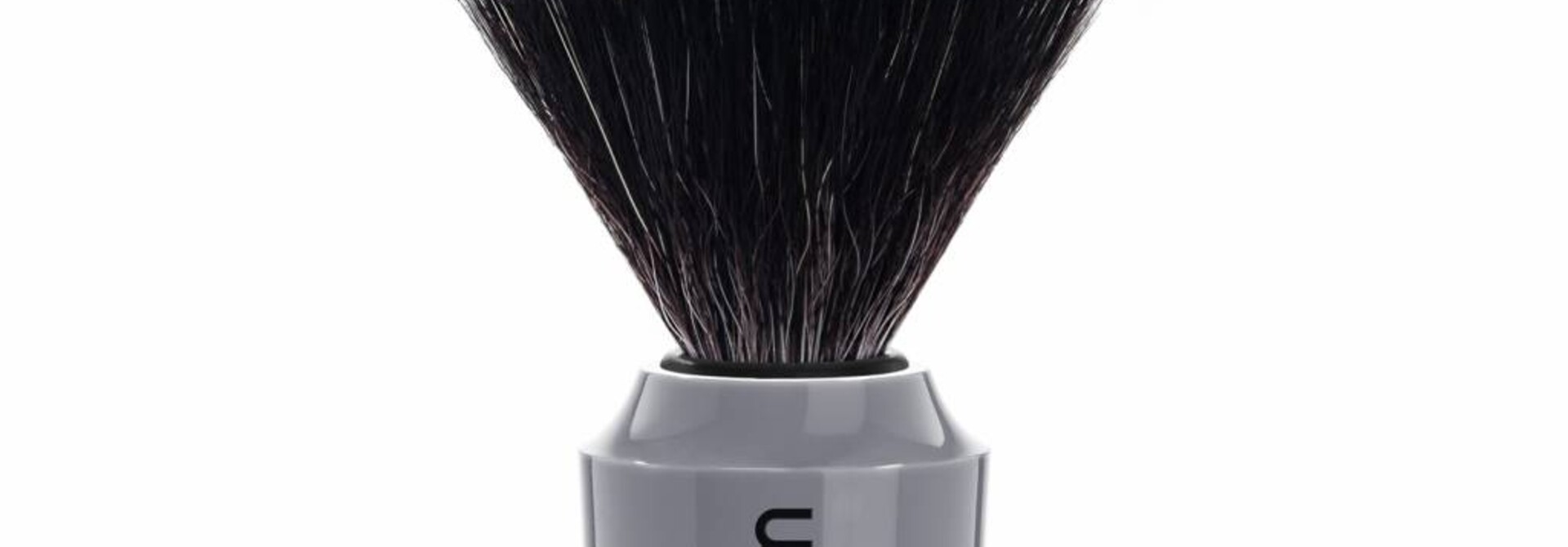 Scheerkwast Black Fibre® - Grijs/Zwart