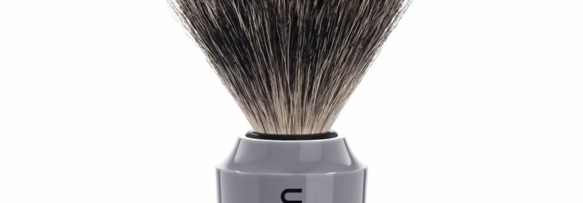 Scheerkwast Graudas - Grijs/Zwart