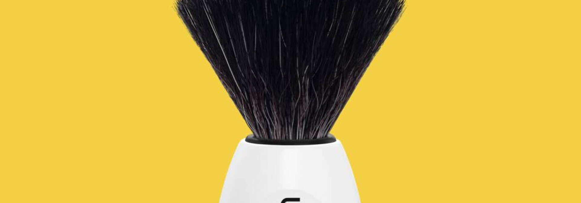 Scheerkwast Black Fibre® - Wit