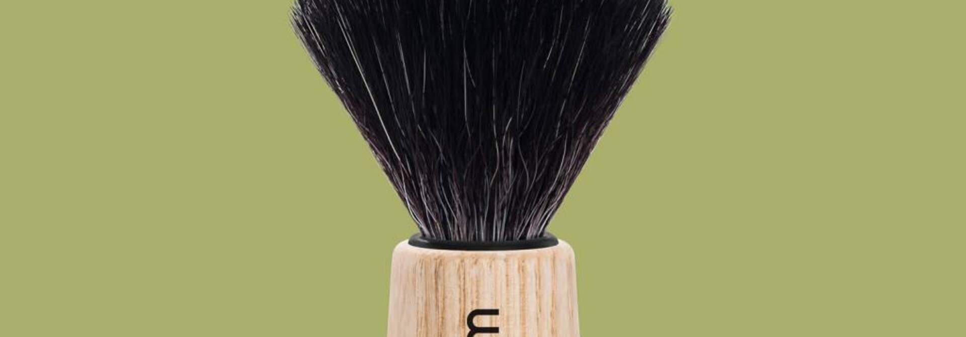 Scheerkwast Black Fibre® - Blank Essenhout