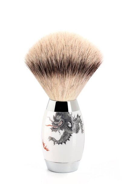 Shaving brush synthetic hair - Porcelain
