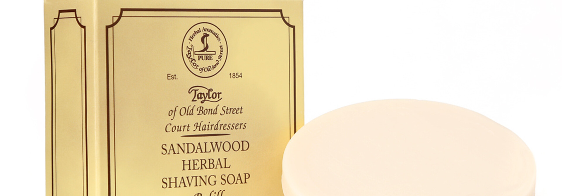 Scheerzeep Navulling Sandalwood 100g