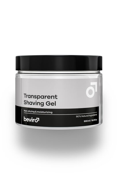 Transparante scheergel - 500 ml