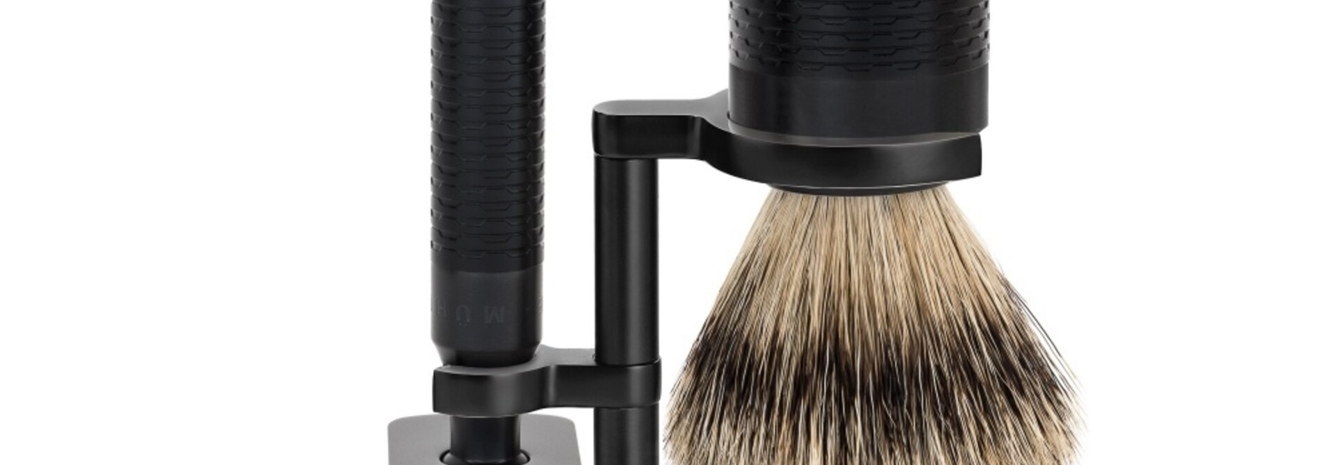 Scheerset Roestvrij staal Silvertip - Rocca Zwart/ DLC Coating