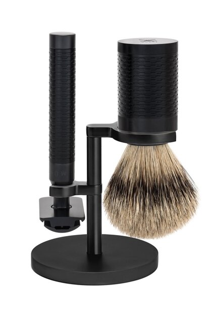 Scheerset Roestvrij staal Silvertip - Rocca Zwart/ DLC Coating