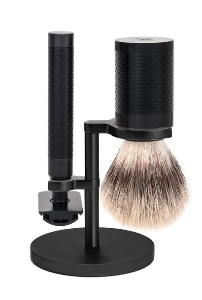 Scheerset Roestvrij staal Zwart/ DLC Coating Silvertip Fibre® - Rocca