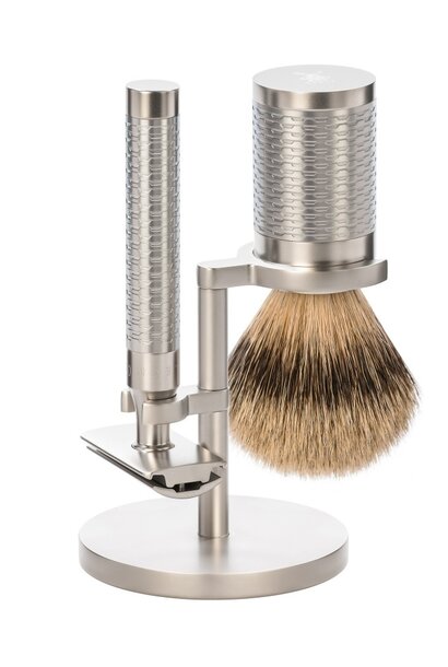 Scheerset Safety razor en Dashaar - RVS