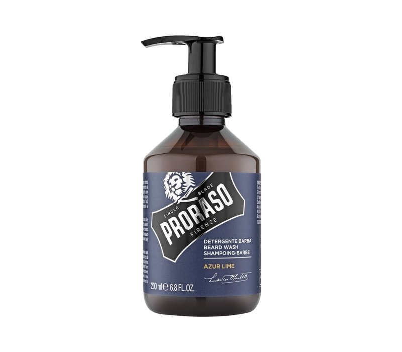 Baard Wash 200ml Azur Lime